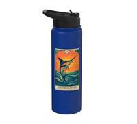 The Swordfish Tarot Card Stainless Steel Insulated Water Bottle