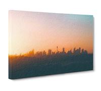 The Sydney Australia Skyline by Canvas Print | Gallery Wrapped 30mm Frame Wall Art | 30x20 inches | Ready to Hang | Modern Cityscape Picture | Living Room Bedroom Lounge Office
