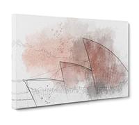 The Sydney Opera House Canvas Print | Gallery Wrapped 30mm Frame Wall Art | 30x20 inches | Ready to Hang | Abstract Picture | Living Room Bedroom Lounge Office