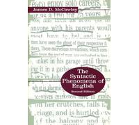 The Syntactic Phenomena of English