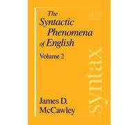 The Syntactic Phenomena of English V 2