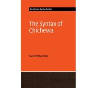 The Syntax of Chichewa