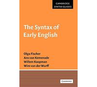 The Syntax of Early English (Cambridge Syntax Guides)