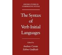 The Syntax of Verb Initial Languages (Oxford Studies in Comparative Syntax)