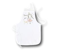 the T bird Flower girl apron | flower girl proposal | wedding gift | flower girl gift | bridesmaid gift | wedding day apron | flower girl apron (Toddler Apron) Multi