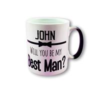 The T Bird Gifts Limited Be My Best Man Colour Changing Mug Best Man Proposal Gift Usher Keepsake Magic Mug Groomsman