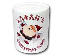 the T bird Personalised Christmas Fund | Christmas money box | Christmas saving box | Xmas Fund | Christmas Holiday Xmas present | Santa fund