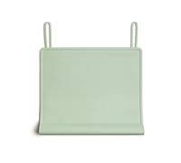 The Table Tyke 100% Silicone Placemat with Teething Edge Bumper/Spill Stopper | Dishwasher Safe, Travel Ready Non-Slip Suction Activity Mat for Infants, Babies, Toddlers, Children, Kids (Sage Green)