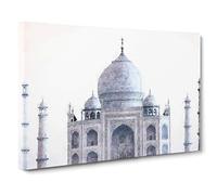 The Taj Mahal in Agra India Canvas Print for Living Room Bedroom Home Office Décor, Wall Art Picture Ready to Hang, 30 x 20 Inch (76 x 50 cm)