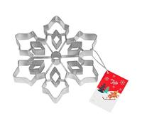 The Tala Christmas Extra Large Snowflake Cookie Cutter, an Essential for Festive Baking, Stainless-Steel Cutter Allows You to Create Detailed Snowflake Cookies