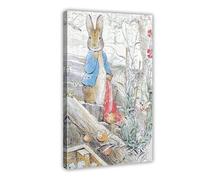 The Tale of Peter Rabbit 1 Canvas Poster Bedroom Decor Sports Landscape Office Room Decor Gift Frame-style 24x36inch(60x90cm)