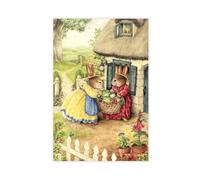 The Tale of Peter Rabbit 1 Canvas Poster Wall Art Decor Print Picture Paintings for Living Room Bedroom Decoration Unframe-style 12x18inch(30x45cm)