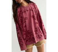The Tales Paisley Long Sleeve Top at Free People in Burnt Red, Size: Medium - female
