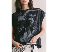 The Tales Panther Tank Top at Free People in Black, Size: Medium - female
