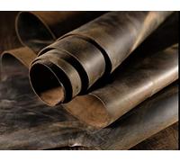 The Tannery Finished Full Grain Cow Genuine Leather Hides Crafts Home Decor Crafts Tooling Sewing Hobby Workshop Crafting Leather Hides 24X24 Large Dark Brown