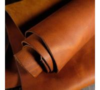 The Tannery Finished Full Grain Cow Genuine Leather Hides Crafts Home Decor Crafts Tooling Sewing Hobby Workshop Crafting Leather Hides Bourbon Brown 24X24 Large