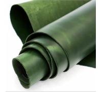 The Tannery Full Grain Buffalo Leather Hide 12x12 Green | Finished Genuine Leather Square for Crafts, Tooling, Sewing, DIY Projects, Patchwork, Hobby & Home Décor