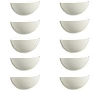 The Tap Factory Vibrance Copper Half Moon Cup Handles - Pack Of 10 Brushed Brass Pulls, 76mm C/c