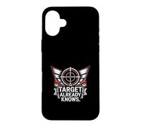 The Target Already Knows Precision Shooter Case for iPhone 16 Plus