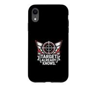 The Target Already Knows Precision Shooter Case for iPhone XR