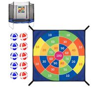 The Target for Elastic Trampoline, Target Toy Set with Adhesive Balls - Adhesive Balls for Trampoline, for Children Adults Indoor Outdoor Garden Parties Birthdays Neighborhood