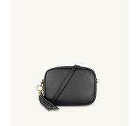 The Tassel Leather Crossbody Bag Apatchy London Black One Size