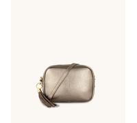The Tassel Leather Crossbody Bag Apatchy London Bronze One Size