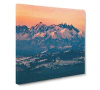 The Tatra Mountains in Poland by Canvas Print | Gallery Wrapped 30mm Frame Wall Art | 20x20 inches | Ready to Hang | Modern Landscape Picture | Living Room Bedroom Lounge Office