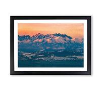 The Tatra Mountains in Poland by Framed Print | A2 Black Framed Wall Art | Ready to Hang | Modern Landscape Picture | Living Room Bedroom Lounge Office