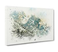 The Tatra Mountains In Slovakia Canvas Print | Gallery Wrapped 30mm Frame Wall Art | 24x16 inches | Ready to Hang | Abstract Landscape Picture | Living Room Bedroom Lounge Office
