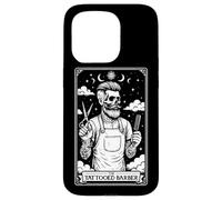 The Tattooed Barber Hairdresser Hair Cutter Tarot Card Case for iPhone 15 Pro