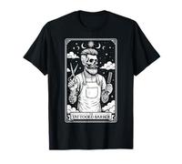 The Tattooed Barber Hairdresser Hair Cutter Tarot Card T-Shirt