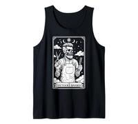 The Tattooed Barber Hairdresser Hair Cutter Tarot Card Tank Top