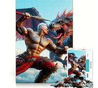 The Tattooed Champion Jigsaw Puzzles for Adults 1000 Pieces Brain Challenge Toy Quiet Fun Precise Cut Wall Art Decor (38x26cm)