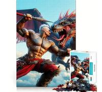 The Tattooed Champion Jigsaw Puzzles for Teenagers 1000 Brain Workout Toy Simple Fun Image Assembly Cherished Gift (50x75cm)