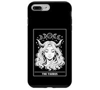 The Taurus Zodiac Sign Moon Phases Celestial Tarot Aesthetic Case for iPhone 7 Plus/8 Plus