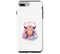 The Taurus Zodiac Sign Moon Phases Celestial Tarot Aesthetic Case for iPhone 7 Plus/8 Plus