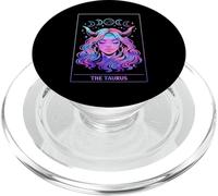 The Taurus Zodiac Sign Moon Phases Celestial Tarot Aesthetic PopSockets PopGrip for MagSafe