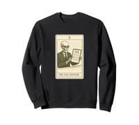 The Tax Advisor Tarot Card - Accountant Spooky Gothic Witchy Sweatshirt