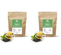 The Tea Masters Loose Leaf Tea - 250g Premium Chun Mee Chinese Green Leaves - 100% Richly Flavoured, Perfect as Breakfast Drink or Every Teatime (Pack of 2)