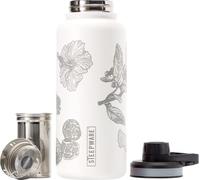 The Tea Spot Himalayan 32-Oz Double Wall Insulated Stainless Steel Tea Tumbler with Infuser