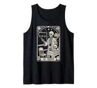 The Teacher Skeleton Gothic Halloween Design Tank Top
