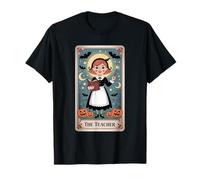 The Teacher Tarot Card - Cute Halloween Witch for Teacher T-Shirt