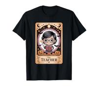 The Teacher Tarot Card - Cute Halloween Witch for Teacher V2 T-Shirt