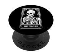 The Teacher Tarot Card Math Teacher English Funny Teacher PopSockets Adhesive PopGrip