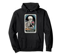 The Teacher Tarot Card Math Teacher English Funny Teacher Pullover Hoodie