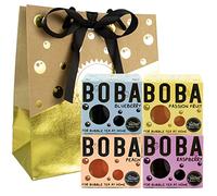 The TeaShed Popping Boba 4 Flavour Gift Set | 4 x 150gram | Make Bubble Tea at Home