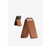 The Tech Bar Brown Satechi Magnetic Vegan Leather Iphone Wallet Stand