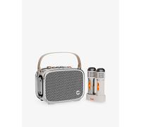 The Tech Bar The Tech Bar Portable Dual-Mic Karaoke Machine White