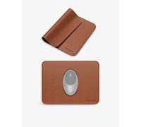 Satechi Synthetic Material (PU) Mouse Pad - Ergonomic Mousemat, Reversible, Scratch and Water Resistant, Easy to Clean - Desk Mouse Pad for Office and Home, 24.9 x 19.1 x 0.4 cm - Brown